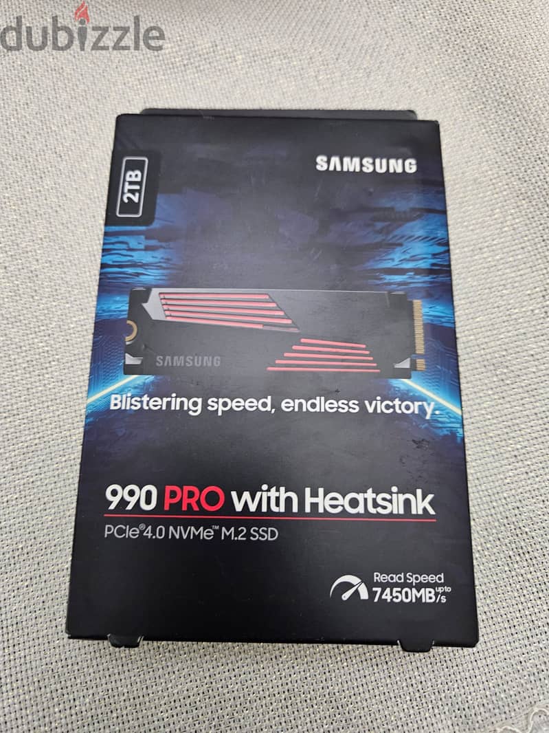 Samsung 990 Pro 2TB with Heatsink m. 2 PS5 New Sealed 2