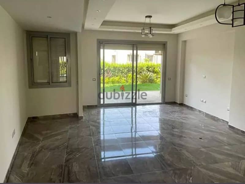 Duplex 220 meters with garden for sale in Creek Town Compound with installments over 7 years from Al Cazar 4