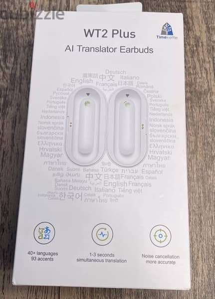 Timekettle WT2 Plus Earbuds  40 Languages 93 Accents White 7