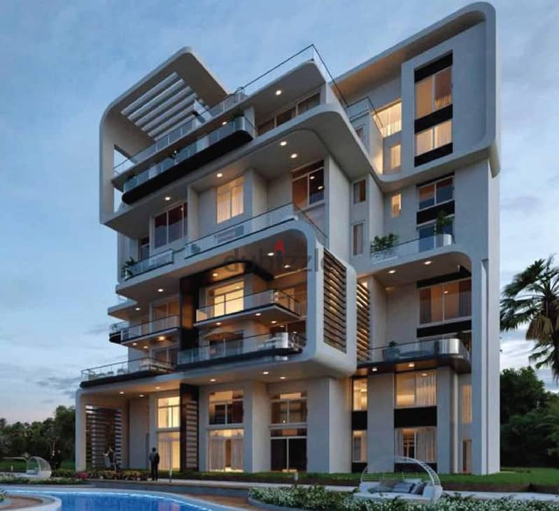 Duplex with premium specifications, ultra-luxurious finishing with kitchen, for sale with installment over 10 years. 10