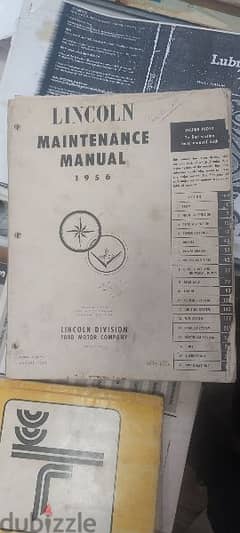 LINCON MAINTENANCE MANUAL 1956