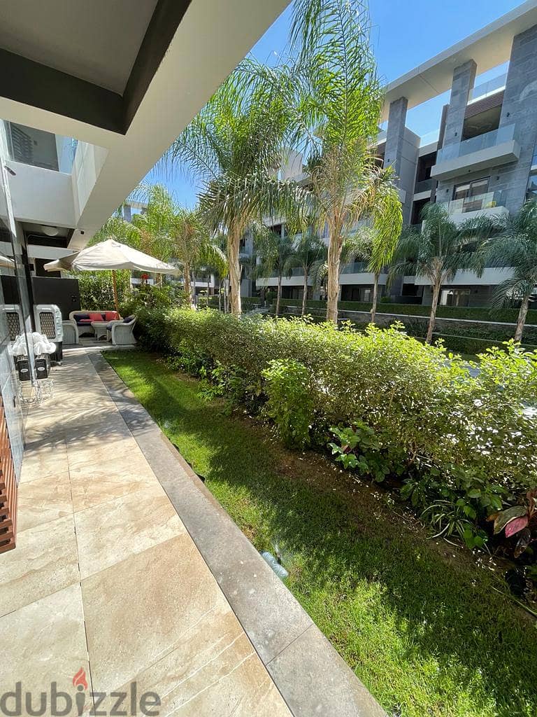 Apartment For Sale (GROUND FLOOR) 275 sqm+40sqm Garden (ULTRA LUXURIOUS FINISHING)OPEN VIEW ON POOL & LANDSCAPE in La Vista El Patio Casa Shorouk City 7