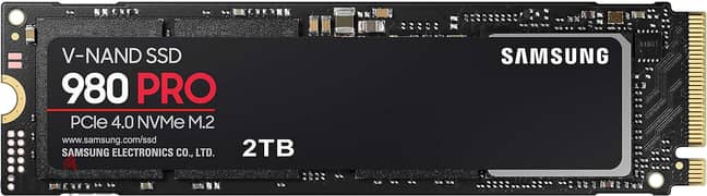 SAMSUNG 980 PRO 2TB PCIe NVMe Gen4 Internal Gaming SSD M. 2 (MZ-V8P2T0B