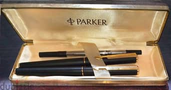 2 قلم parker امريكي اصلي بالعلب بتاعتهم وقلم Boller Ball