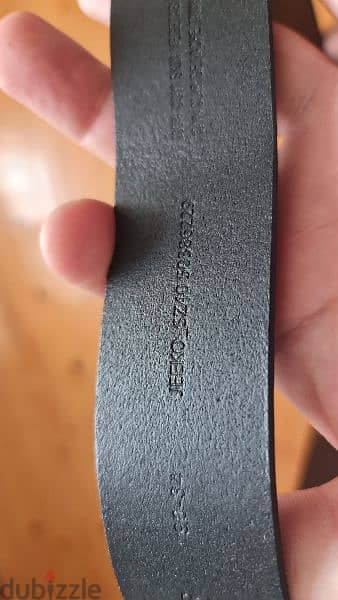 Hugo boss genuine leather belt حزام جلد هوجو بوص ايطالي اصلي جديد 5
