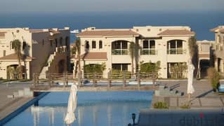 Chalet for sale, 150 meters + garden 50 meters, ready to receive, fully finished, in La Vista, Ain Sokhna, lavista gardens