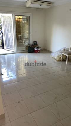 A ground with private garden apartment for rent at B10 madinaty two bedrooms