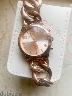 us. polo original watch rose gold