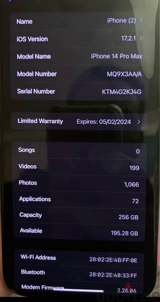 iPhone 14 Pro Max 256 g 2