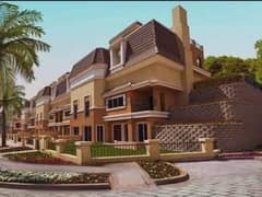 Villa 212 meters + garden: 61 meters at the price of an apartment (at the old price) + large garden and in comfortable installments in (Sarai ) )