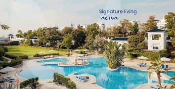 apartment 130 M view landscape with first launch price in Aliva Mostakbal City