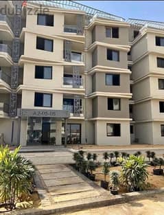 Apartment for sale, immediate receipt, fully finished, in installments, in a very special location in the October Compound (Badya Palm Hills)