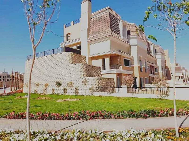 S villa for sale, 5-room corner corner, Saray, New Cairo, next to Madinaty, on the Suez Road, in installments over 8 years, with a 120% discount 17