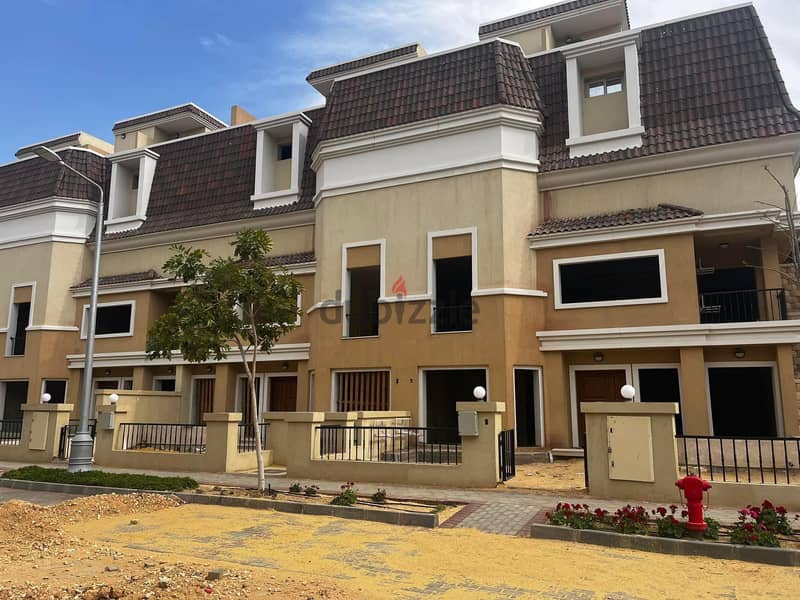 S villa for sale, 5-room corner corner, Saray, New Cairo, next to Madinaty, on the Suez Road, in installments over 8 years, with a 120% discount 21