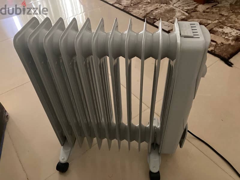 JAC Oil Heater Radiator, 11 Fins, 2000W, Almost New, 3 settings 4