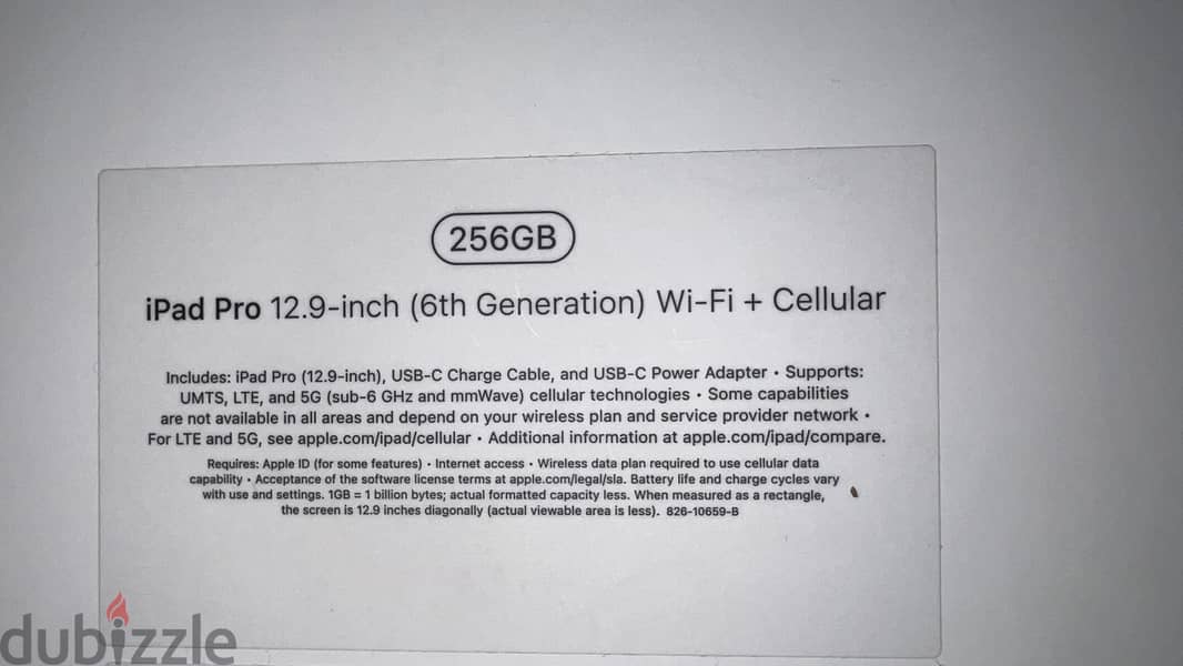 Ipad Pro M2 12.9 (6th generation) 256GB WIFI & Cellular 13