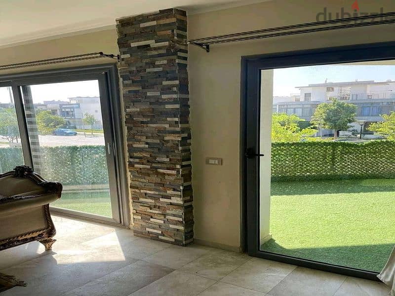 Apartment with garden for sale, 131 square meters, in Taj City Compound, First Settlement, next to Madinaty, in front of Cairo International Airport 8