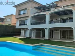 For Rent Amazing Villa With Swimming Pool in Compound Lake View 0