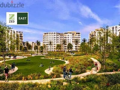 apartment 133 m fully finished prime location , zed east new cairo 6