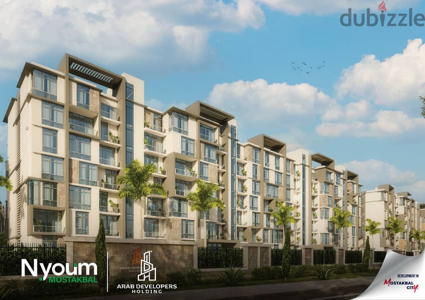 Your apartment is now prime  Location in Nyoum moskbel city, 3 years delivery  with a down payment starting from 10% 4