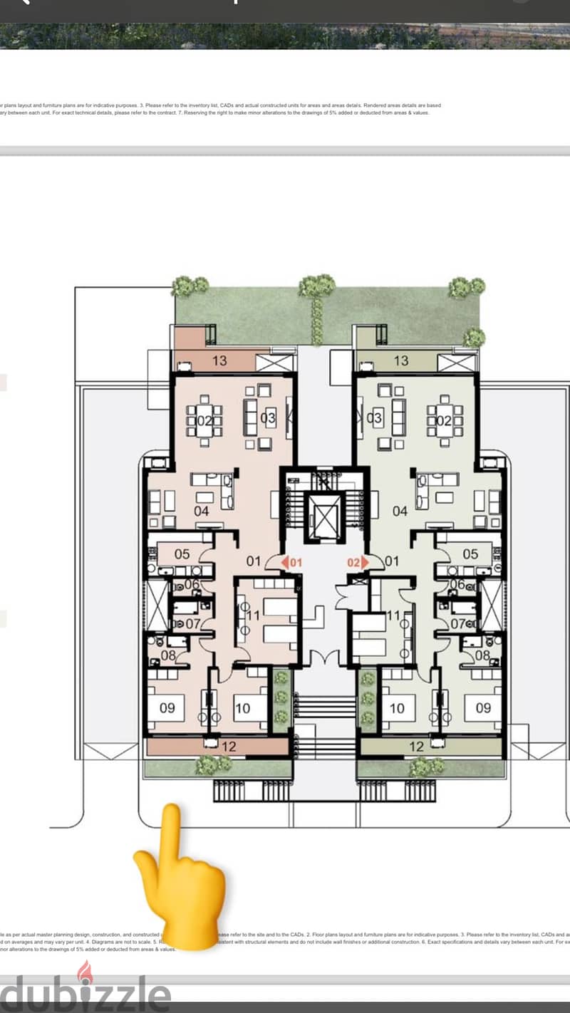 245 sqm apartment in Mazarine, New Alamein, with 107 luxurious gardens, 2