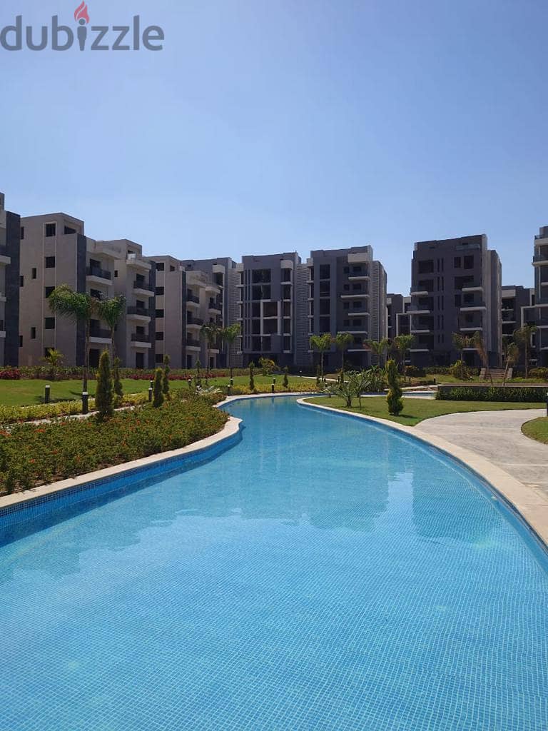 An opportunity to live immediately with a 10% down payment in an apartment in a view garden in Sun Capital Compound 7
