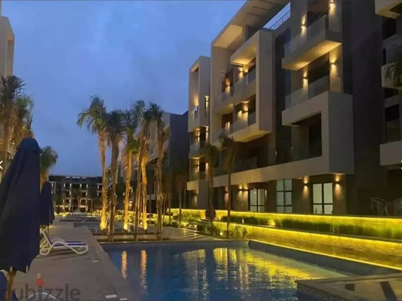 Penthouse for sale with a sea roof corner, immediate receipt and finishing, in La Vista El Patio 7, Fifth Settlement, next to Mivida, installments 5