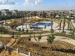 Exclusive garden apartment with special price 252 sqm+105 sqm garden for sale in Palm Hills Compound, Fifth Settlement 0