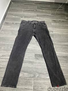H&M Black Washed Slim Fit jeans Size 34/32