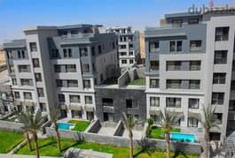 Ground apartment for sale with garden 165m installmnts over 9y Trio Gardens New Cairo   تريو جاردنز التجمع الخامس