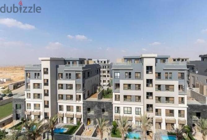 4BR apartment for sale in New Cairo 205m pool view with installmnts over 9y in Trio Gardens  New Cairo تريو جاردنز التجمع الخامس 4