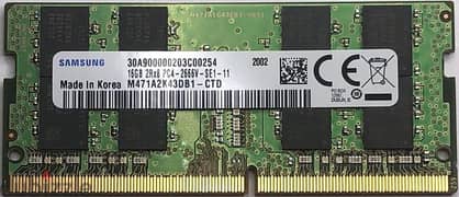 Samsung 16GB DDR4 Laptop RAM 2666MHz