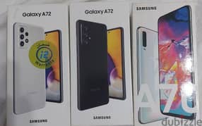 Samsung 1 A70 white, 1 A72 white, 1 A72 black
