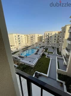 For rent Apartment 3 bedrooms a fully furnished with pool view in mivida emaar Gompound new cairo