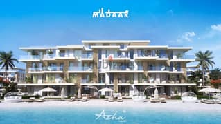 Chalet 135 meters, first row, prime location, for sale at a snapshot price in Azha Ras El Hekma Village ((fully finished + air conditioners)) 0