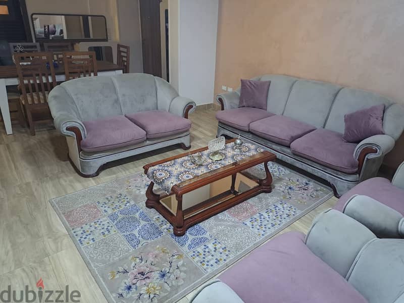 Fully furnished apartment for sale in October 6, 6th Touristic City In front of Mall of Arabia 6