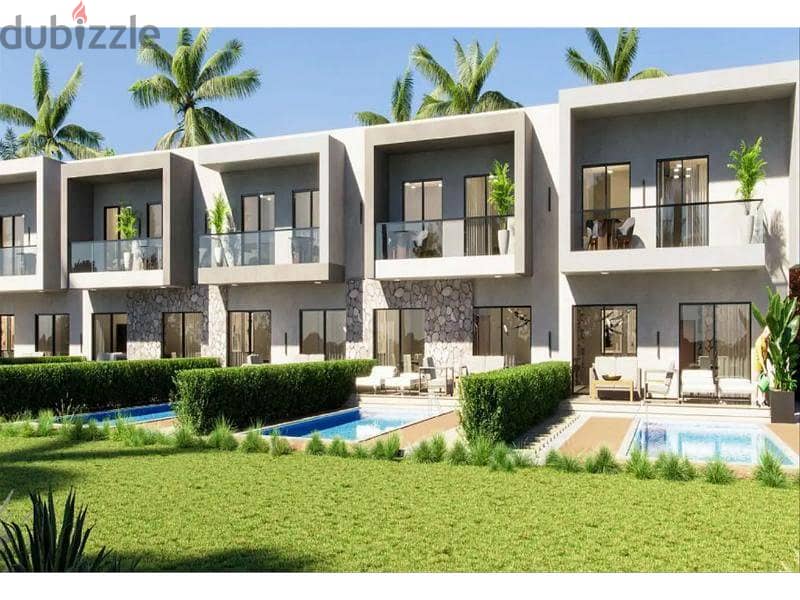 Townhouse for sale in Marseilia Beach 5, with installments over 8 years, in Ras Al Hekma 2