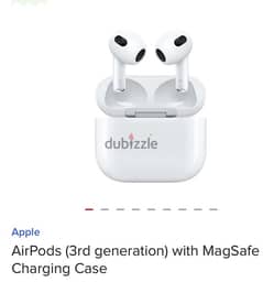 Apple AirPods 3 rd generation with mega safe case 0