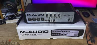 للبيع كارت صوت    M-Audio   M-Track Quad