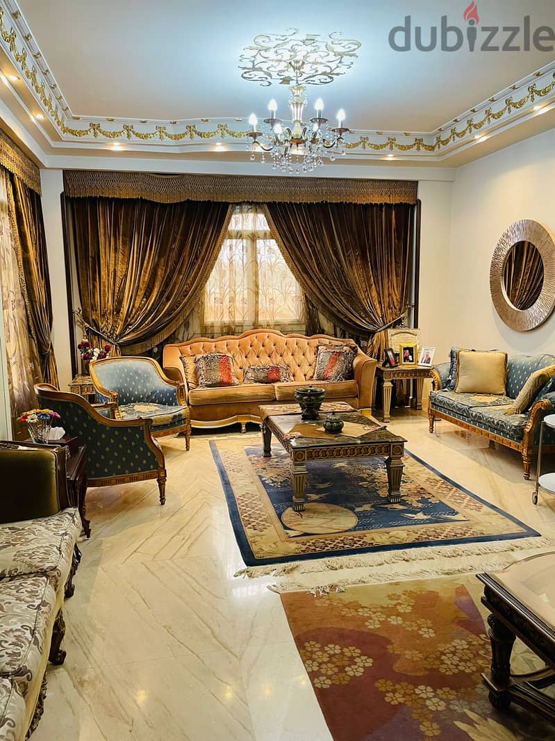 villa for rent التجمع الاول بجوار نادى بتروسبورت 5