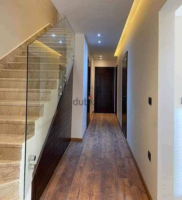 4-room duplex for sale in New Cairo, Taj City Compound, First Settlement, in front of the airport on Suez Road (225 m + roof), with a 37% discount 18