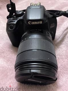Canon 850d with lens 18-135