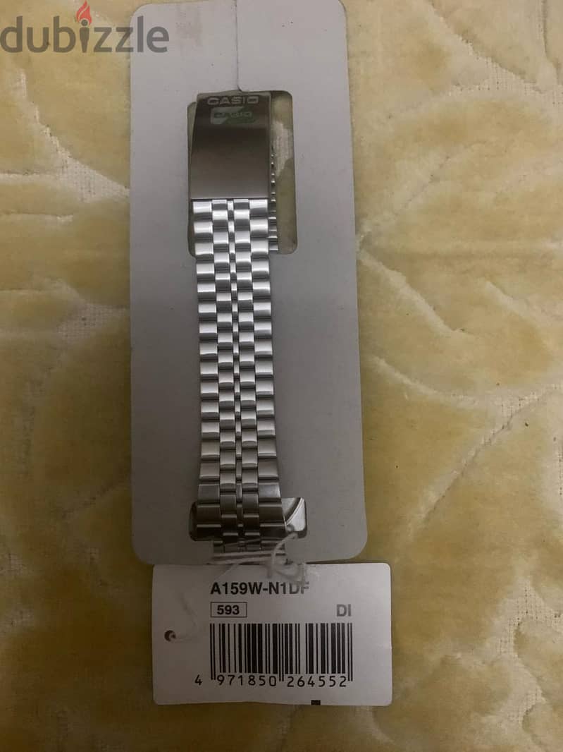 Casio men's grey dial stainless steel digital watch - a159wa-n1df 1