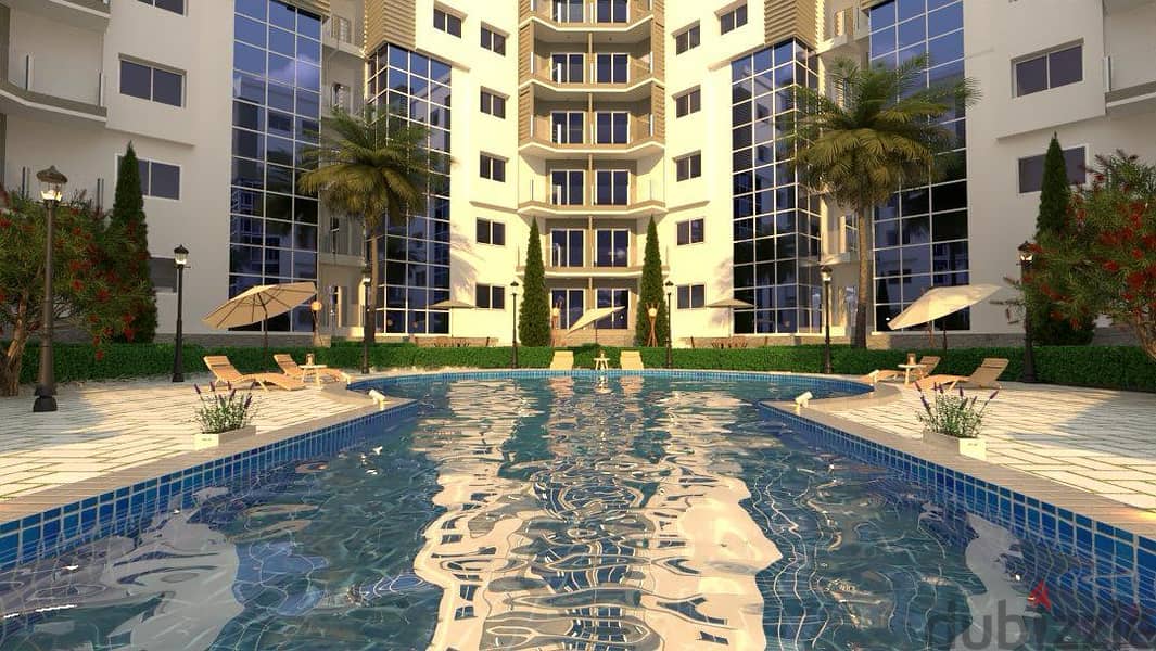 Finished apartment with air conditioners for sale in Revali Compound by SAMCO in installments over 10 years 3