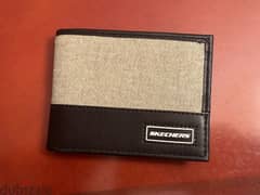 Skechers wallet محفظة رجالي سكتشرز اصلي ز