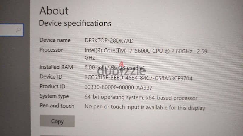 Dell latitude E7450 - SSD 256GB - 8GB RAM 2