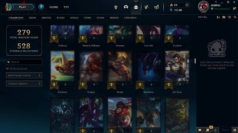 league of Legends account 1