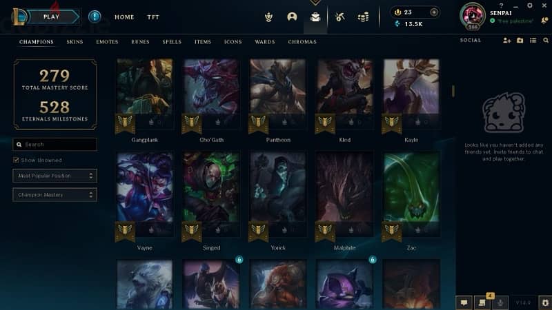 league of Legends account 17