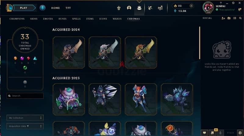 league of Legends account 18