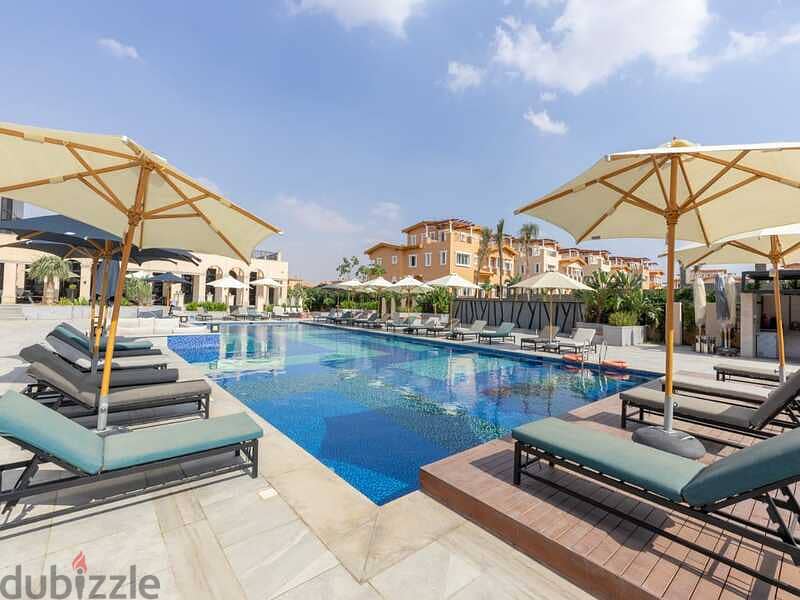 huge standalone villa with private pool in the heart of new Cairo Hyde park compound 12